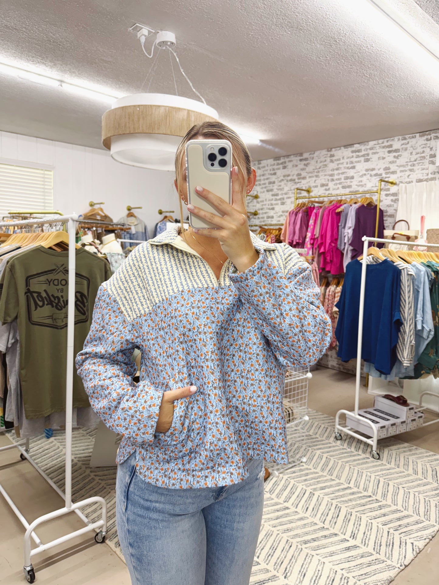 The Patsy | Quilted Pullover