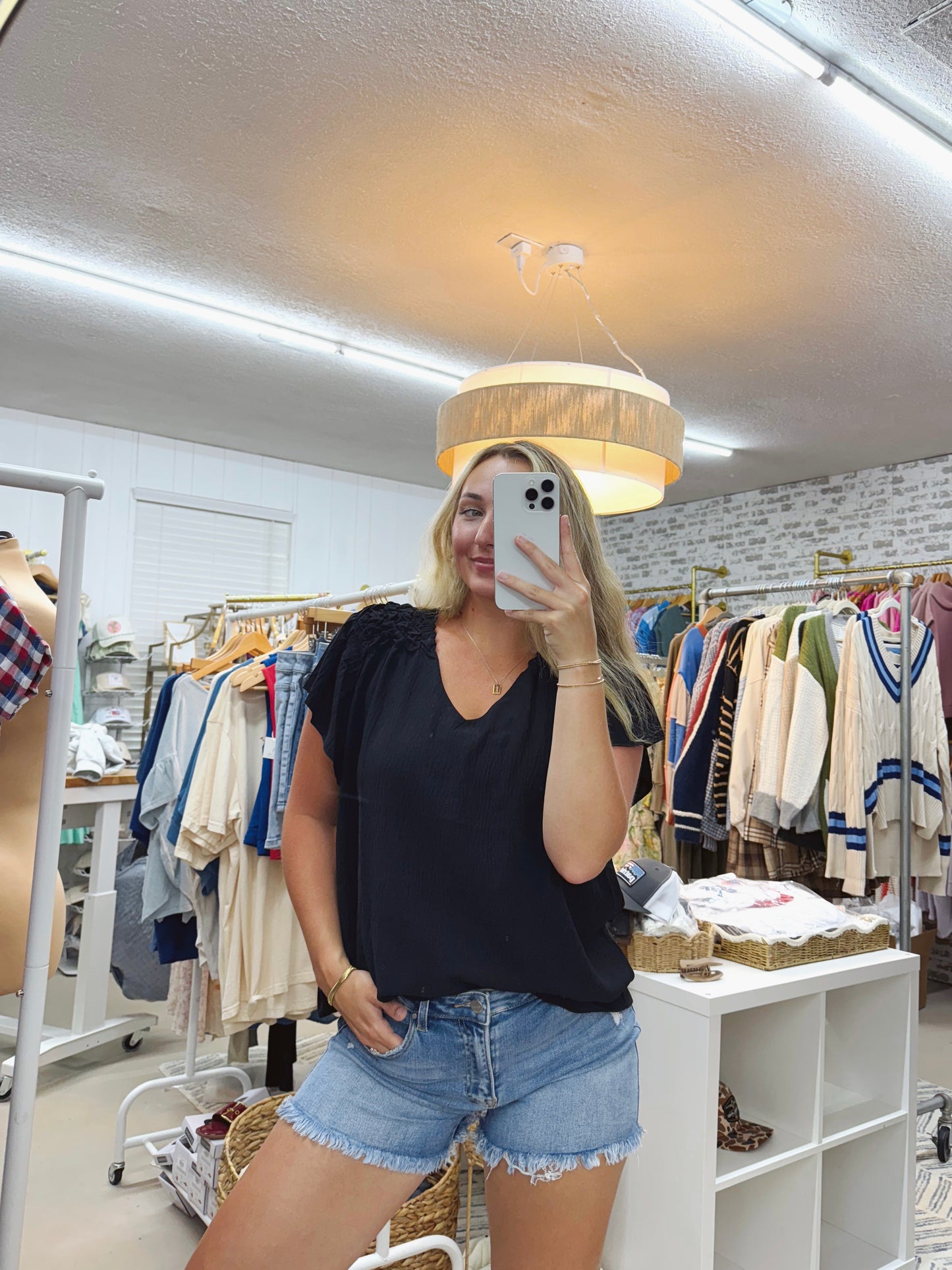 The Vanessa | Black Blouse