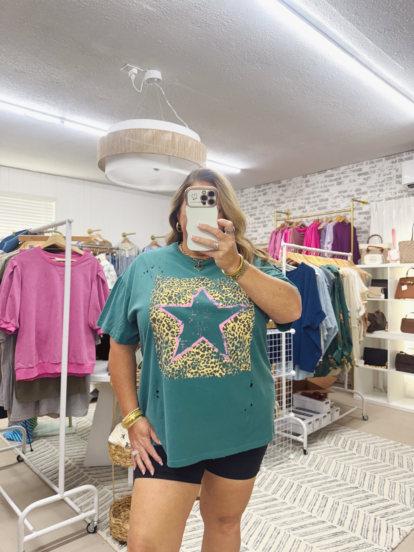 The Star | Distressed Graphic Tee