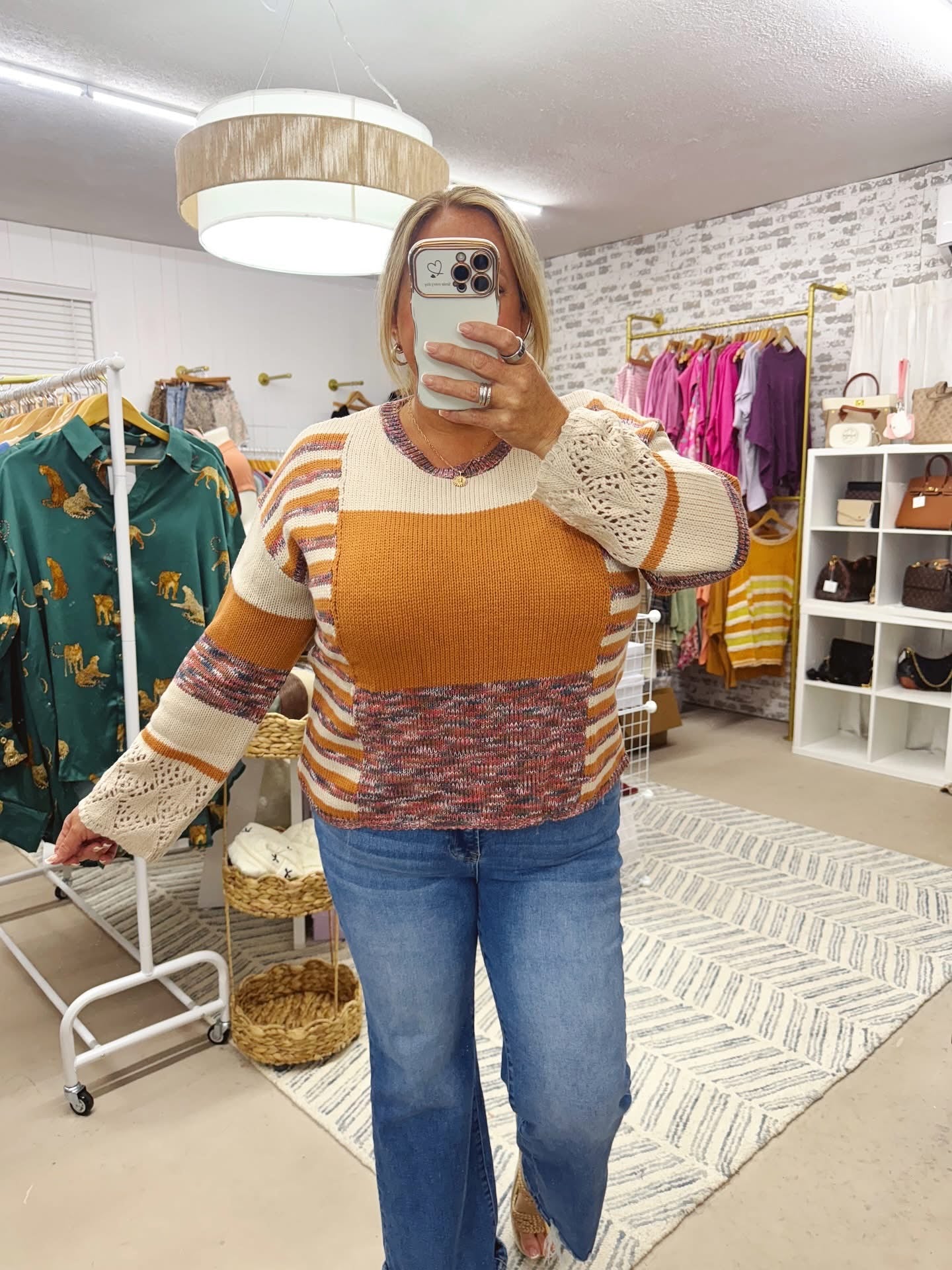 The Kaytie | Fall Colorblock Sweater