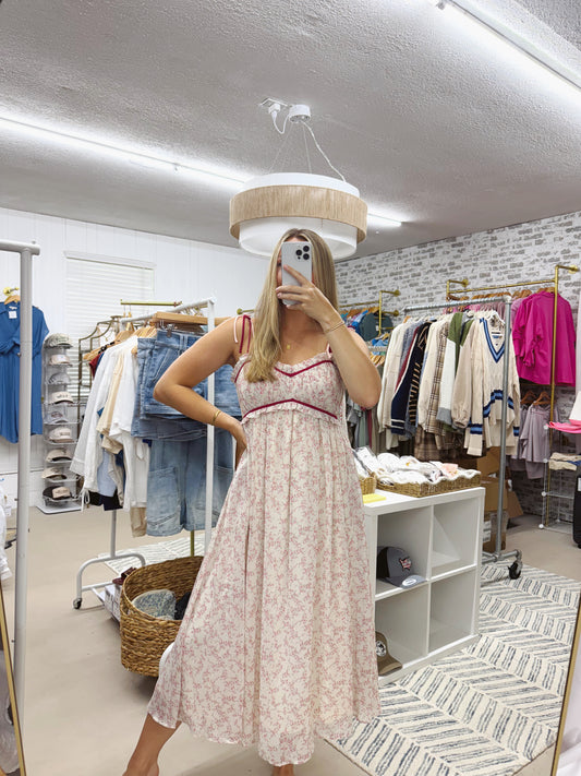 The Jess | Blush Floral Dress
