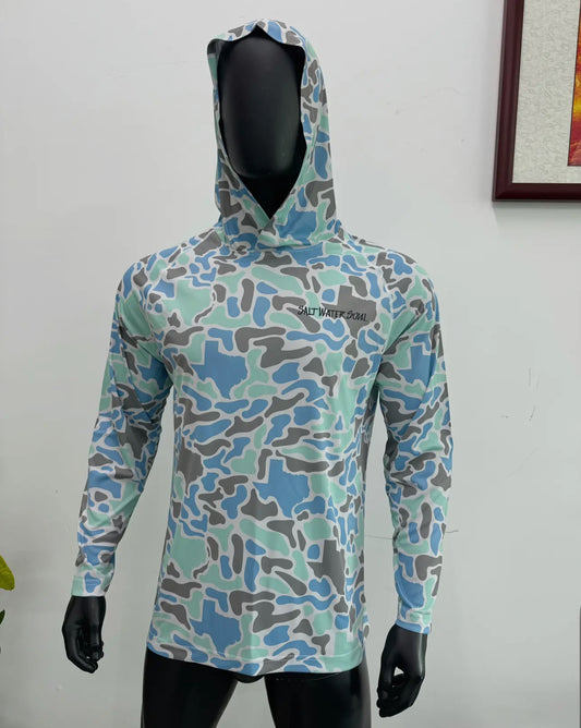 Coastal Camo Dri Fit Hoodie
