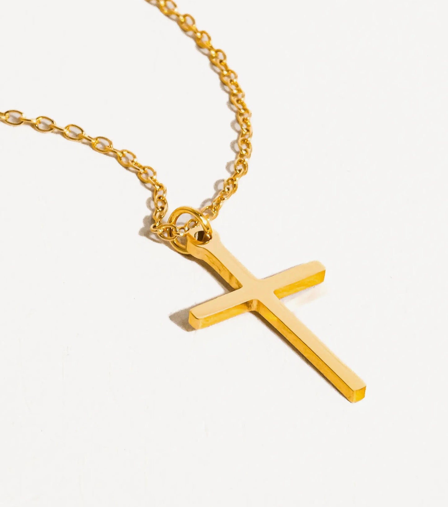 The Dainty Cross Necklace | Gold