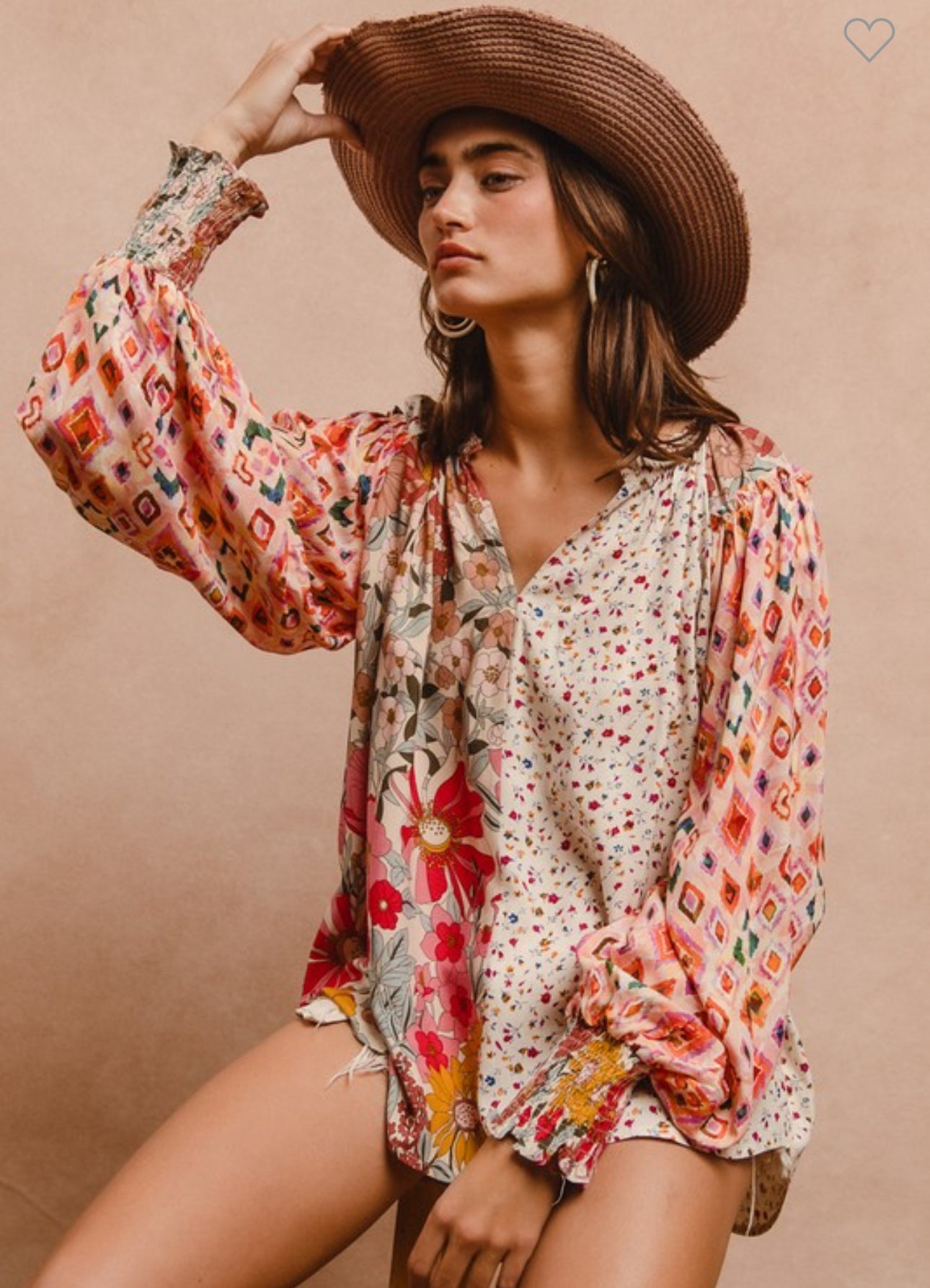 The Kira | Mix Match Peasant Top
