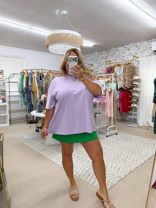 The Annette | Lavender Tee