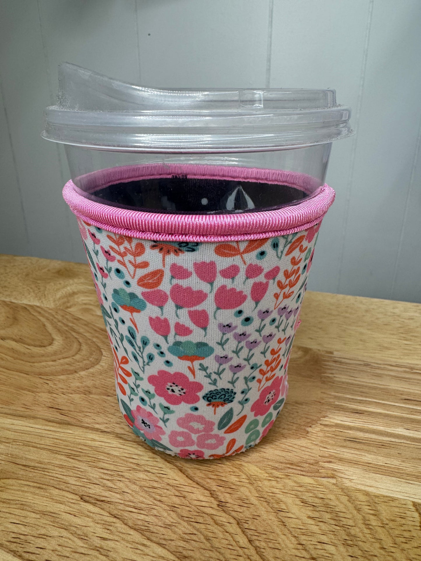 Spring Floral Cup Sleeve - Small