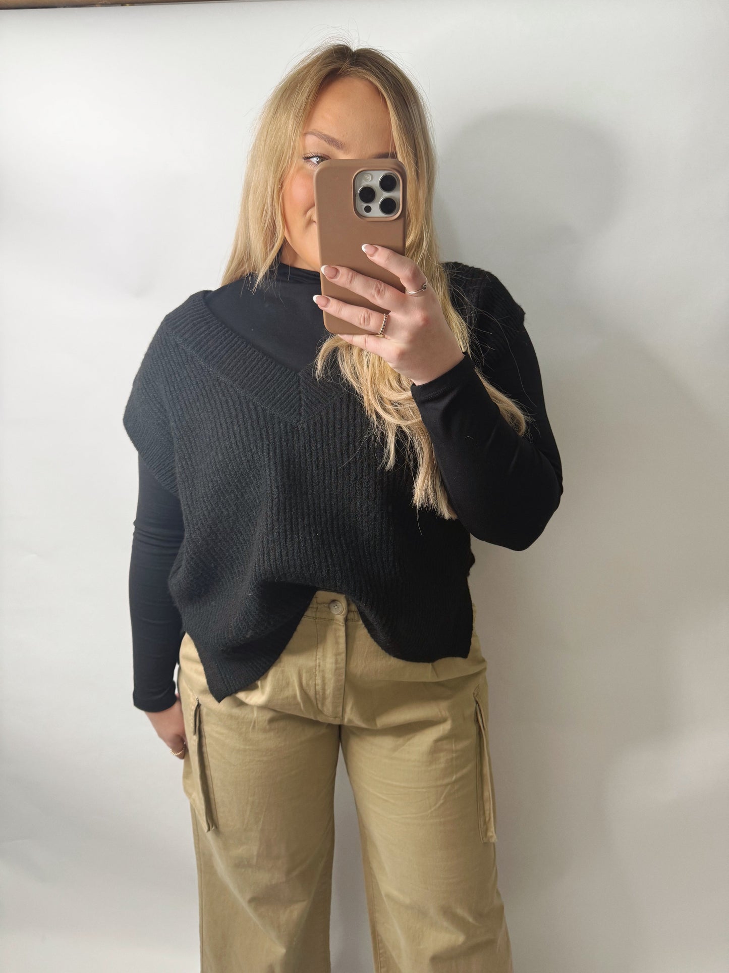 The Landry | Black Sweater Vest