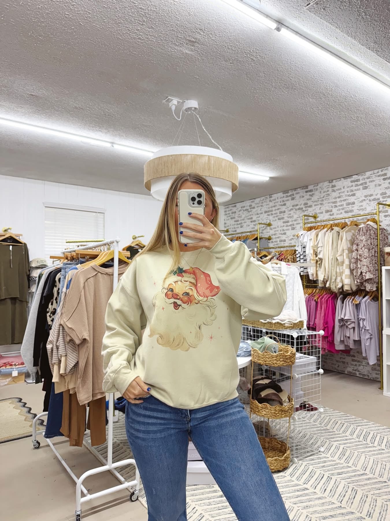 The Vintage Santa Crewneck