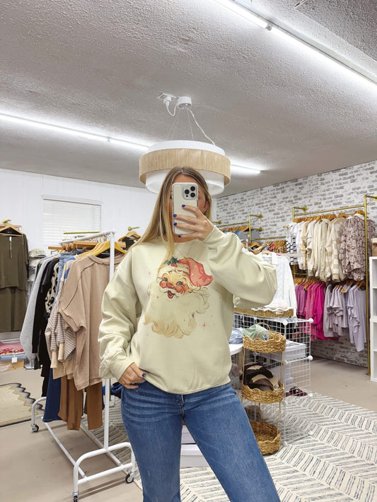 The Vintage Santa Crewneck