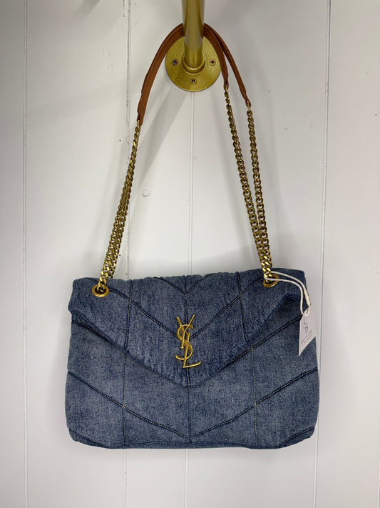 Y/S/L Inspired Denim Shoulder Bag
