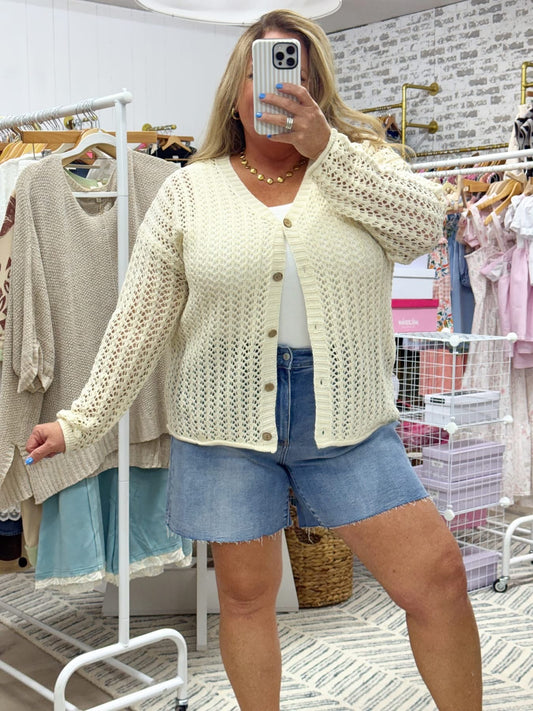 The Coastal Breeze | Knit Cardigan