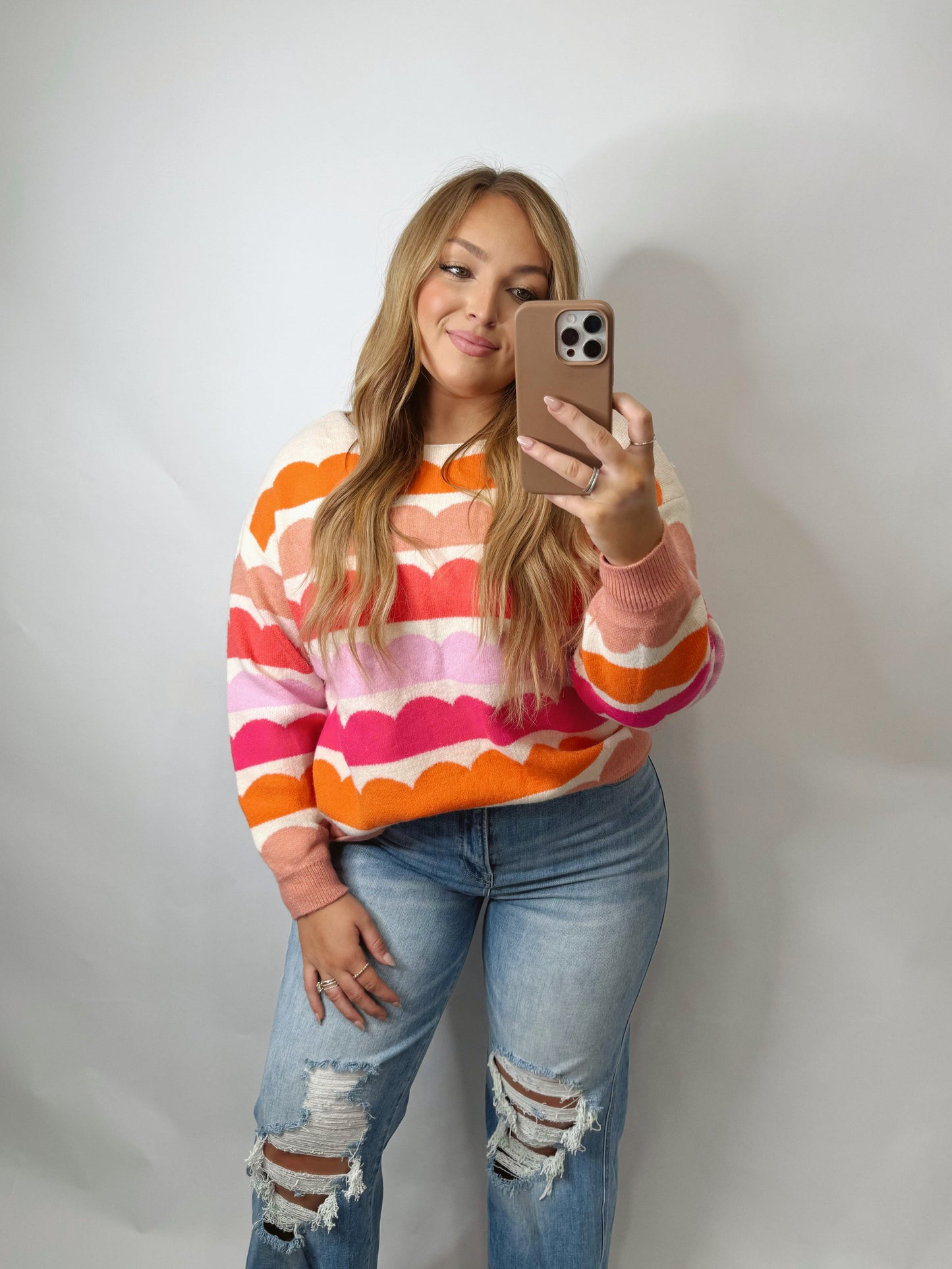 The Avery | Sunset Sweater