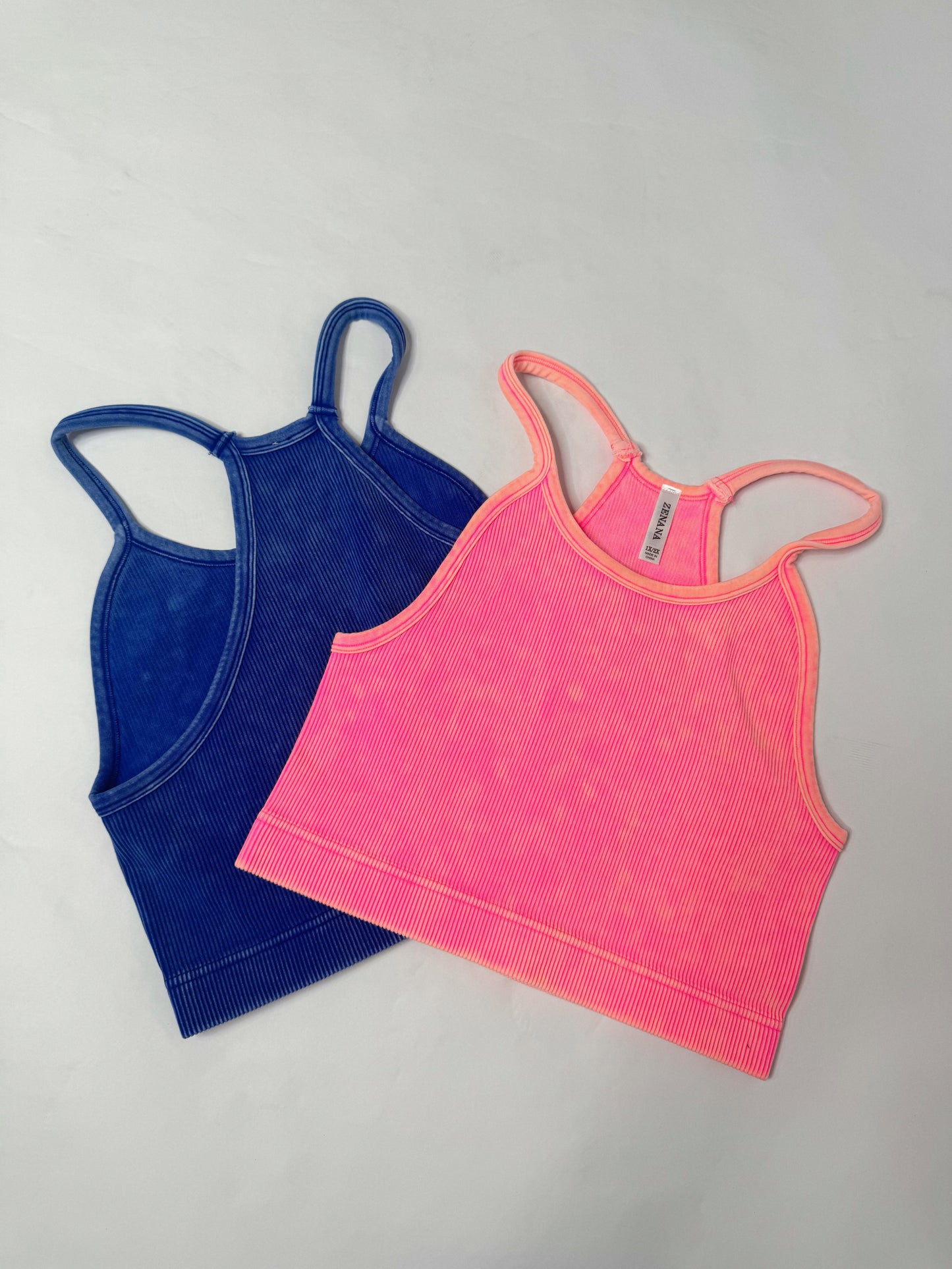 Ribbed Tanks | PLUS Halter Neck