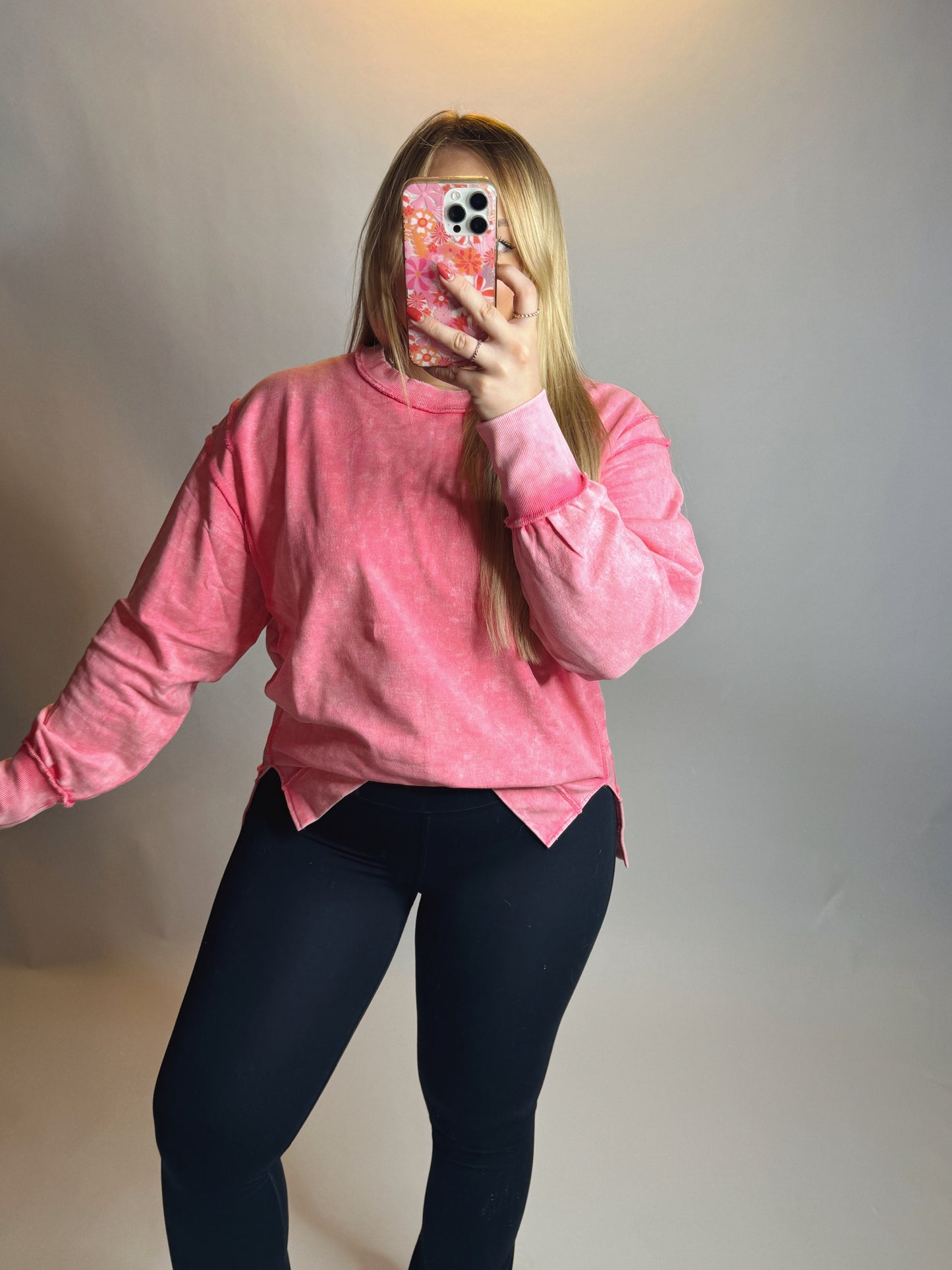 The Anna | Pink Sweatshirt