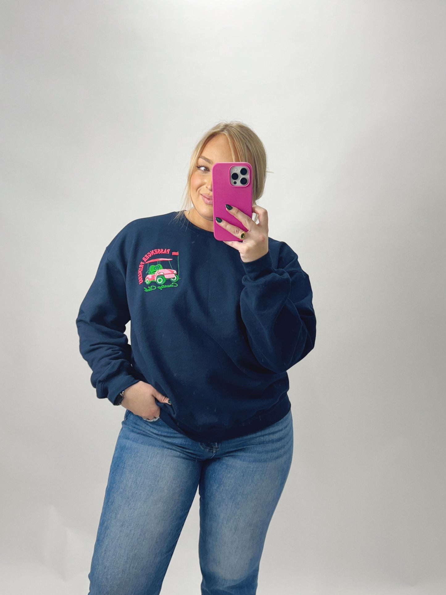 PASSENGER PRINCESS | Navy Sweatshirt