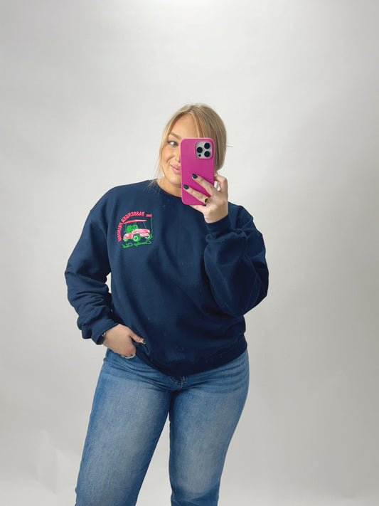 PASSENGER PRINCESS | Navy Sweatshirt