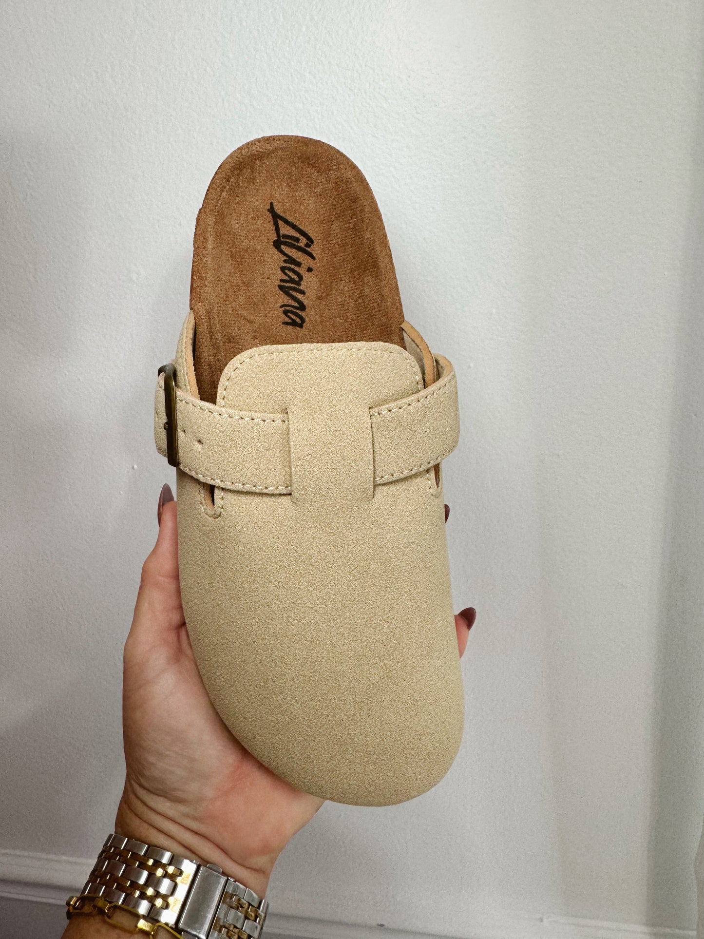 The Kenna | Suede Clogs