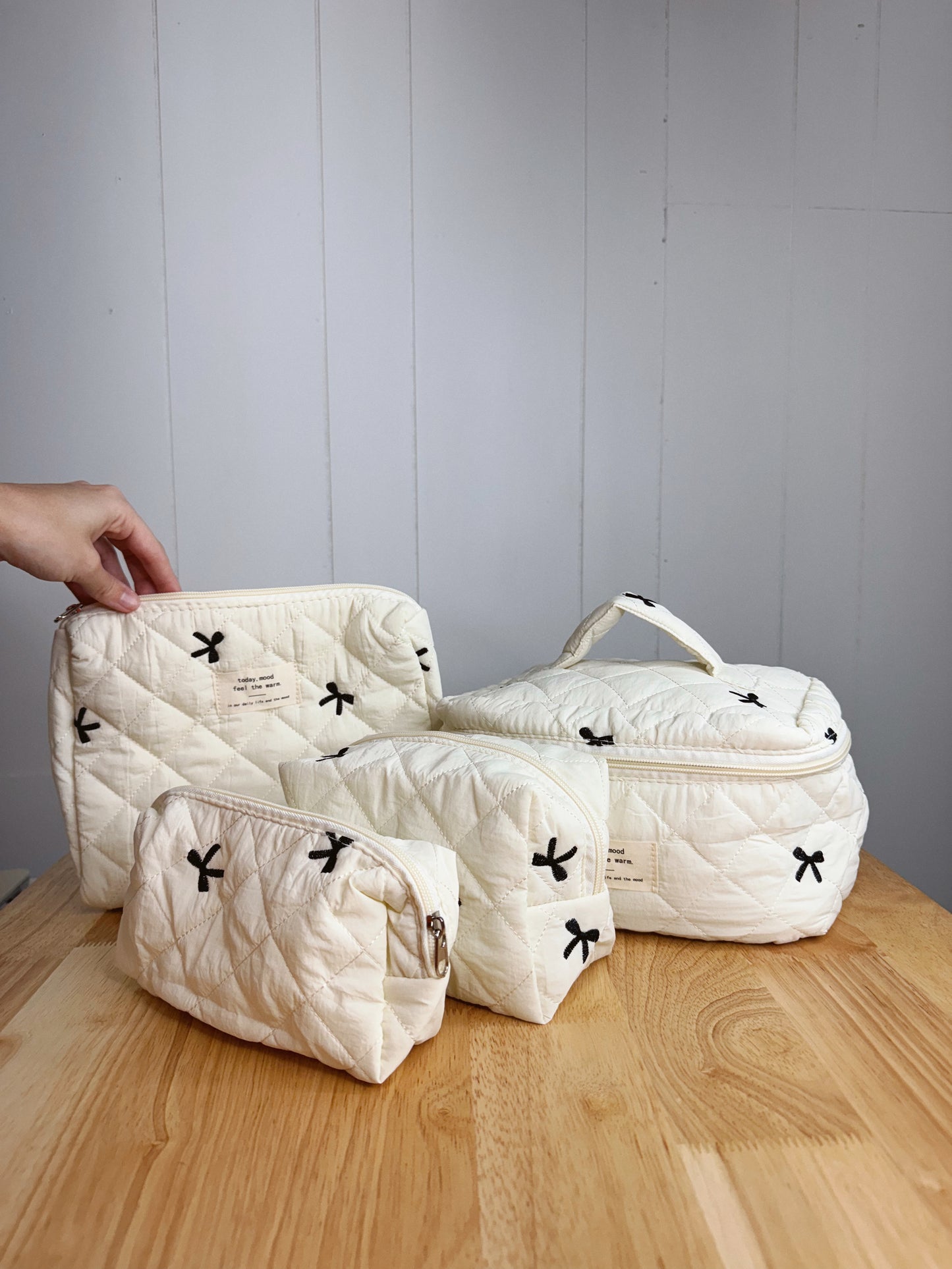 Bow Cosmetic Bags
