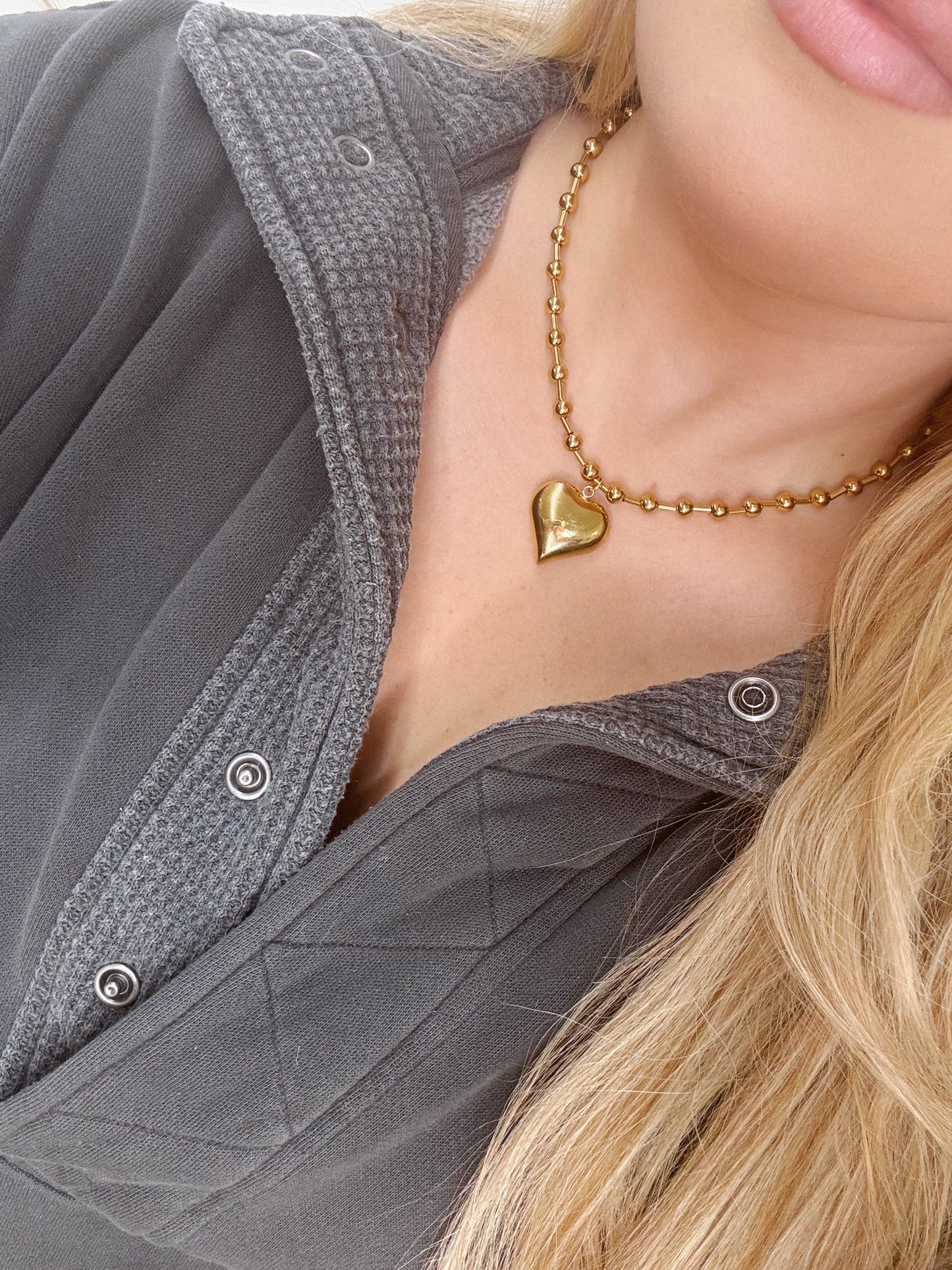 The Paris | Chunky Heart Necklace