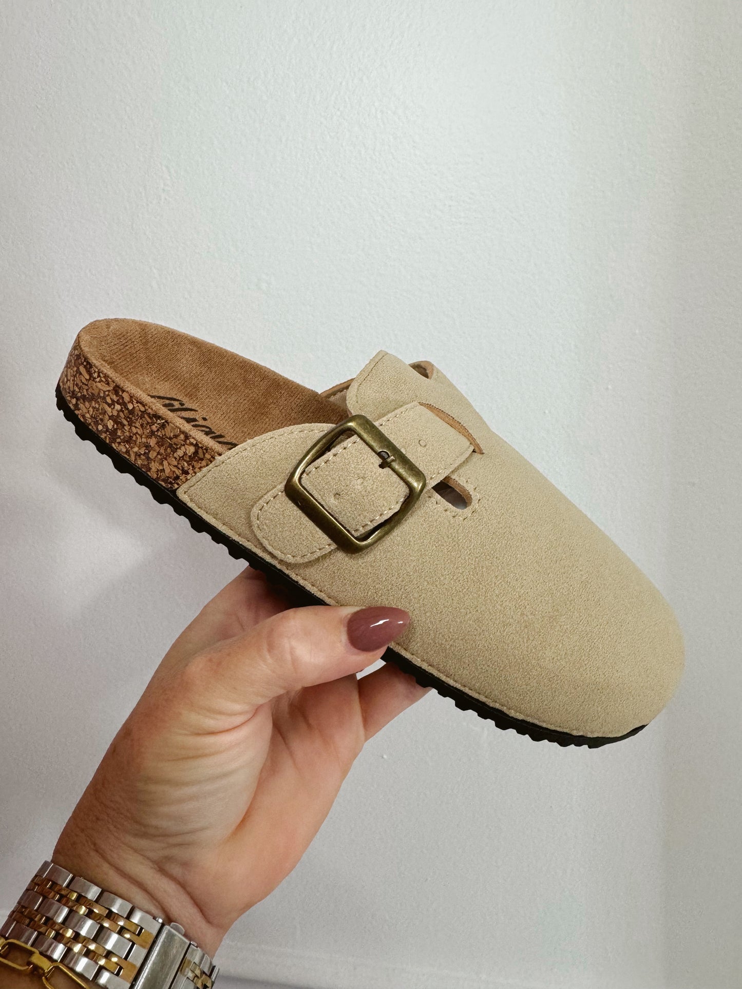 The Kenna | Suede Clogs