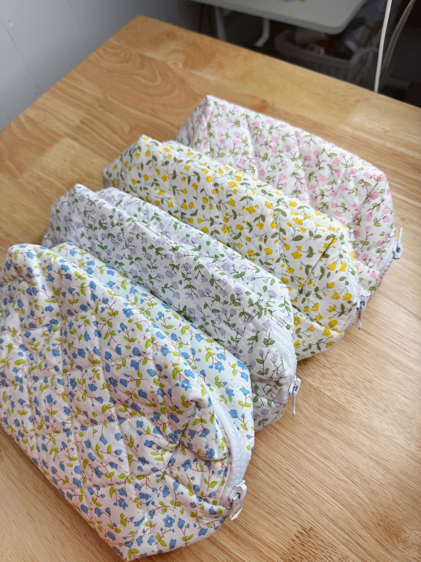 Floral Cosmetic Bags