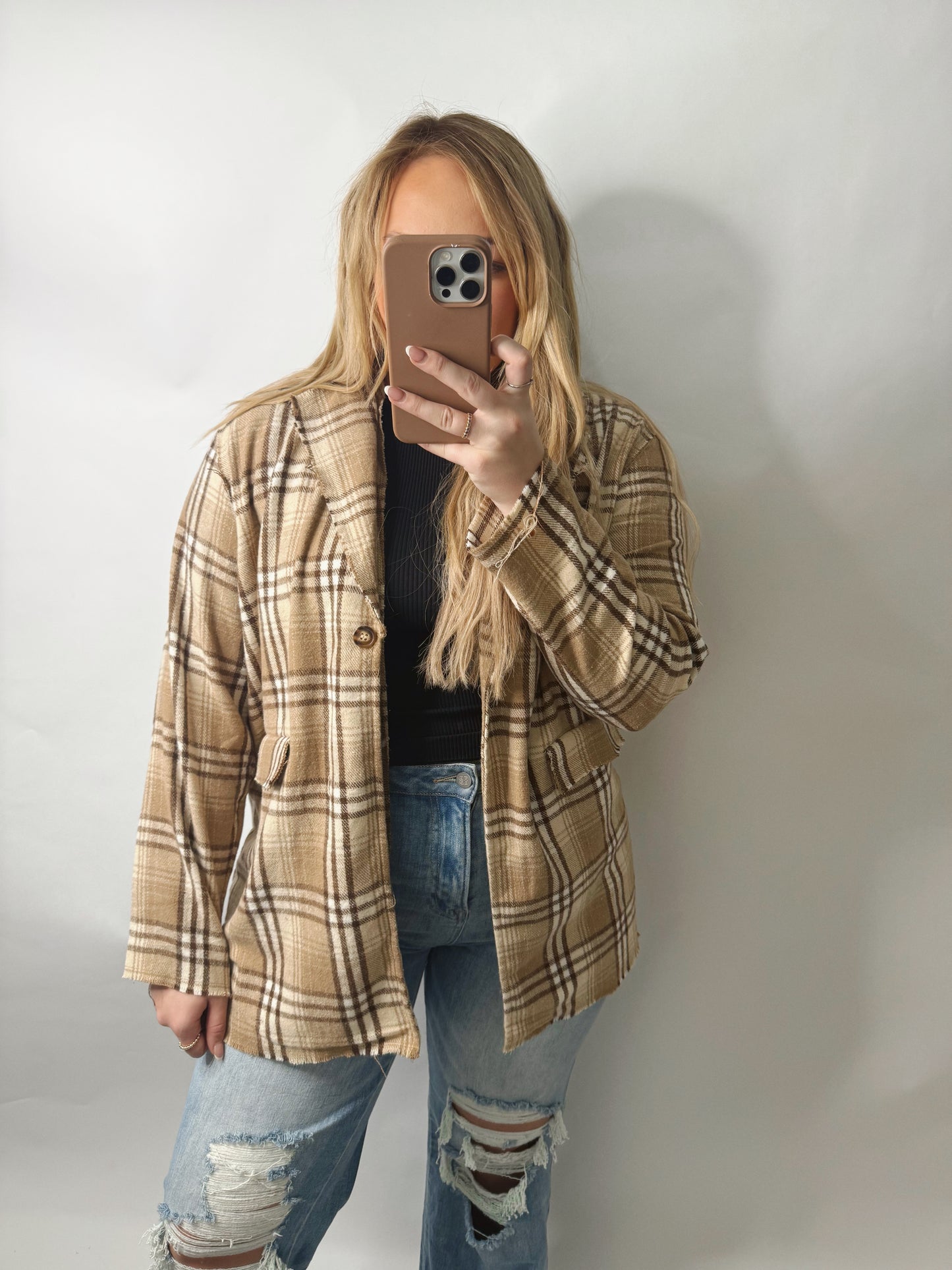 The Maple | Flannel Blazer