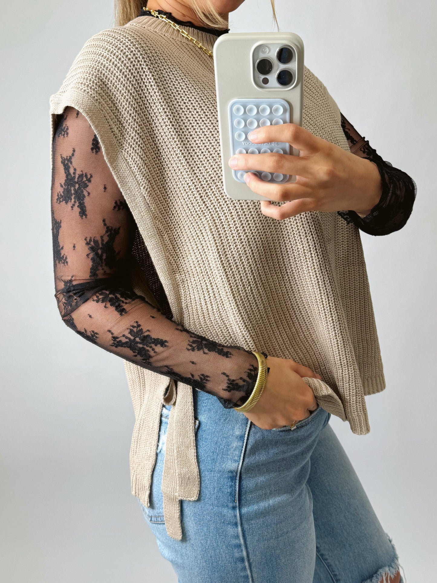 The Luna | Oversized Sweater Vest