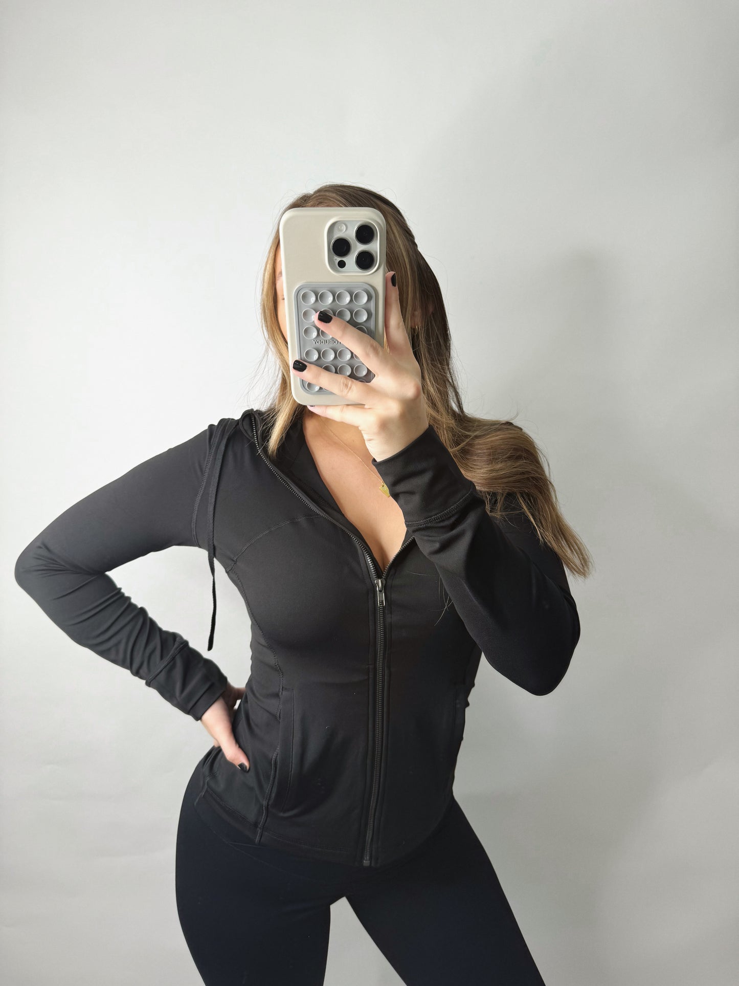 The Willow | Black Active Jacket
