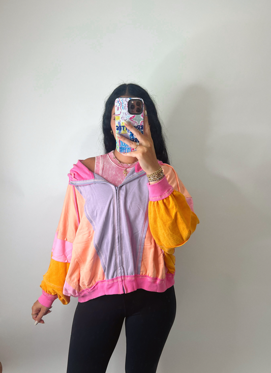 The Maddy | Color Block Jacket