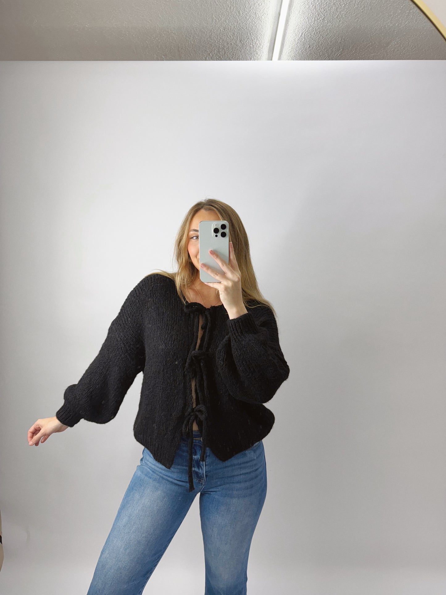 The Reece | Tie Front Sweater