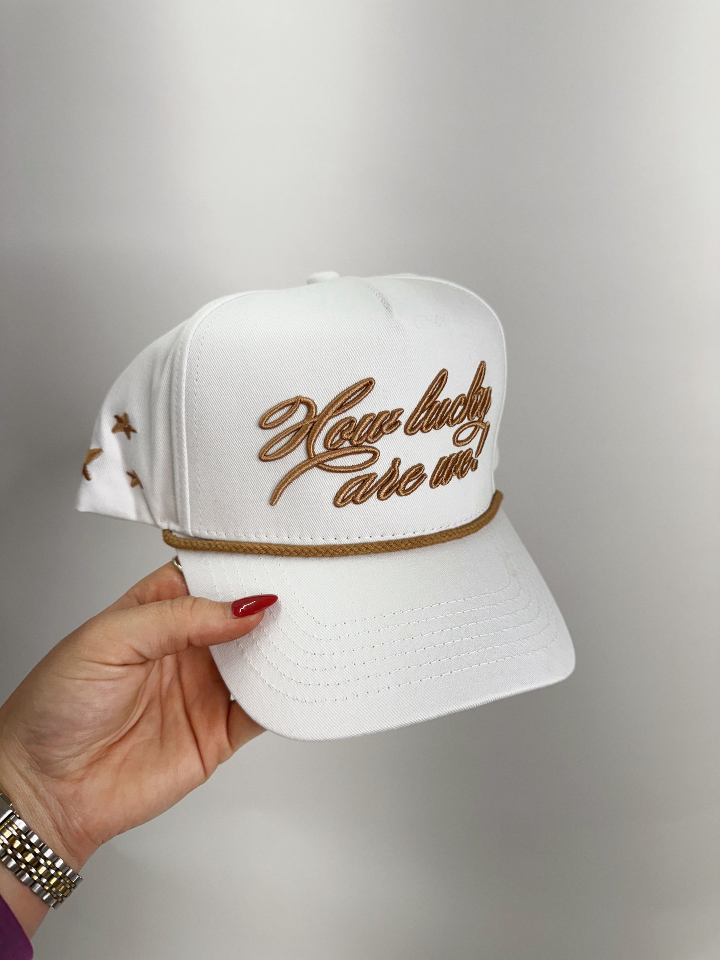 How Lucky Are We Trucker Hat