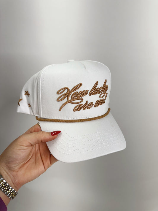 How Lucky Are We Trucker Hat
