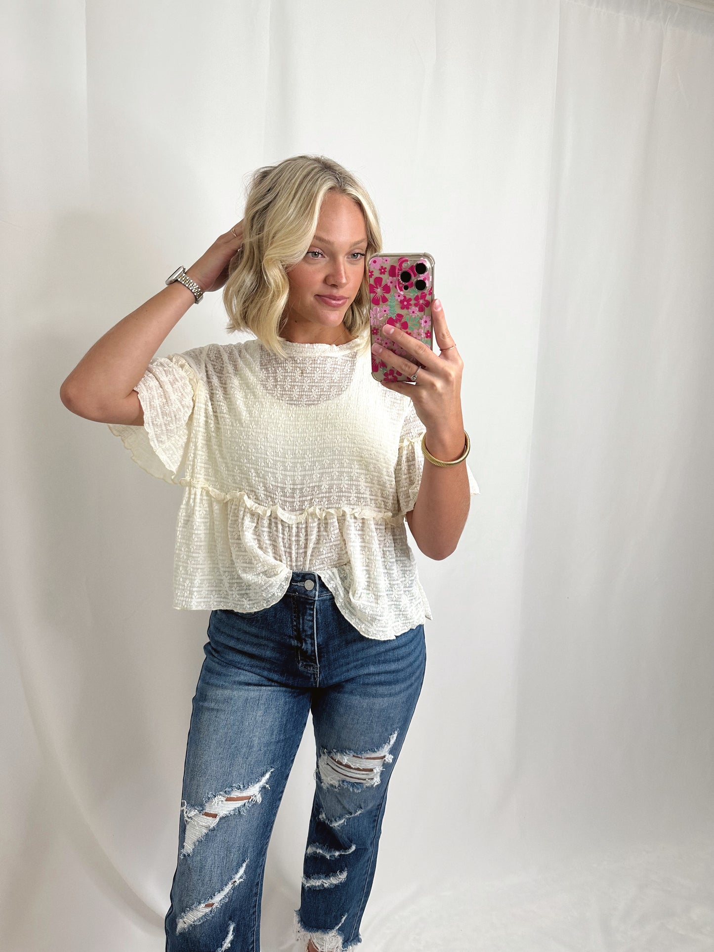The Meg | Lace Top
