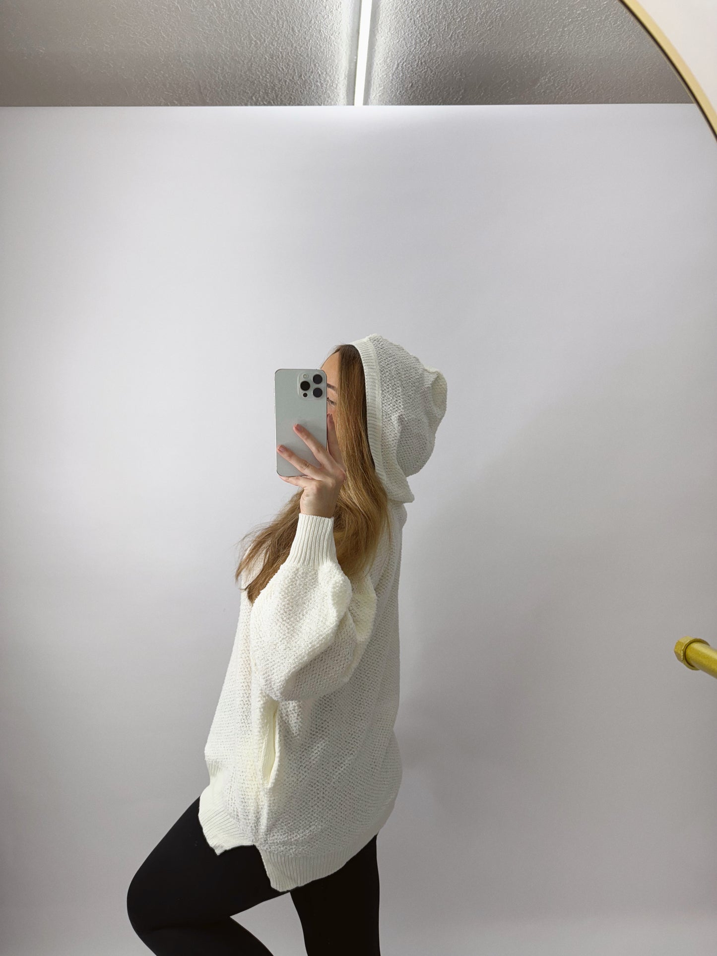 The Kennedy | Textured V Neck Hoodie