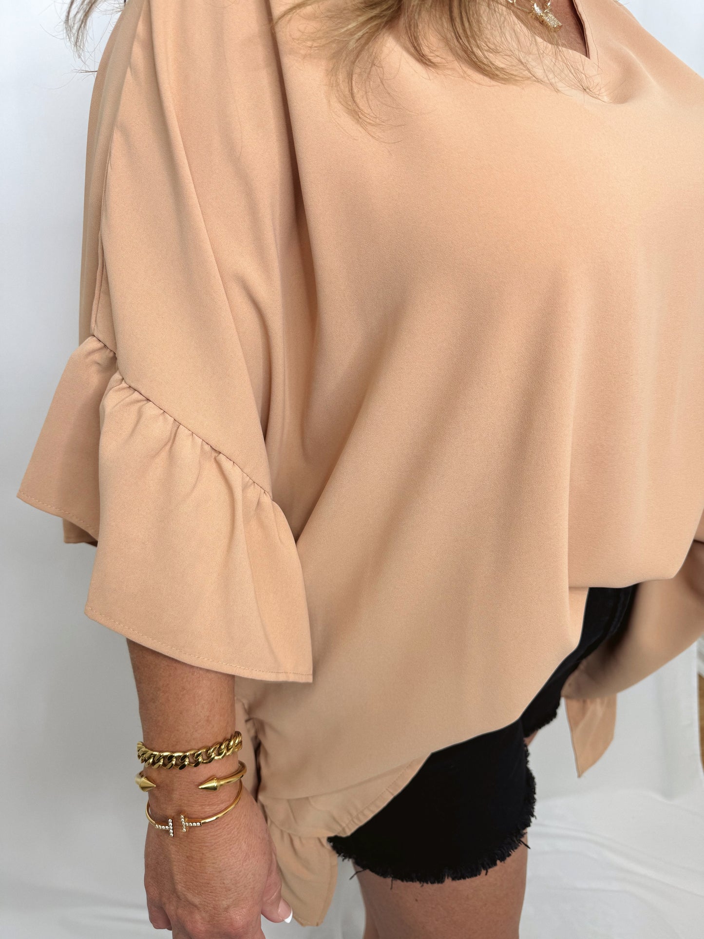 The Cass | Batwing Sleeve Blouse