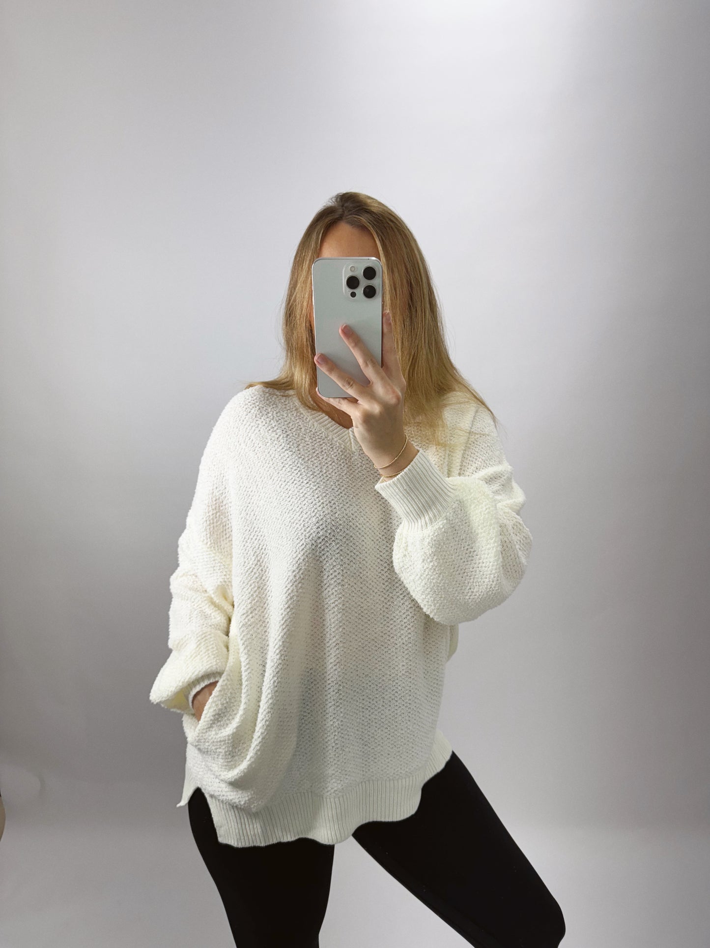 The Kennedy | Textured V Neck Hoodie