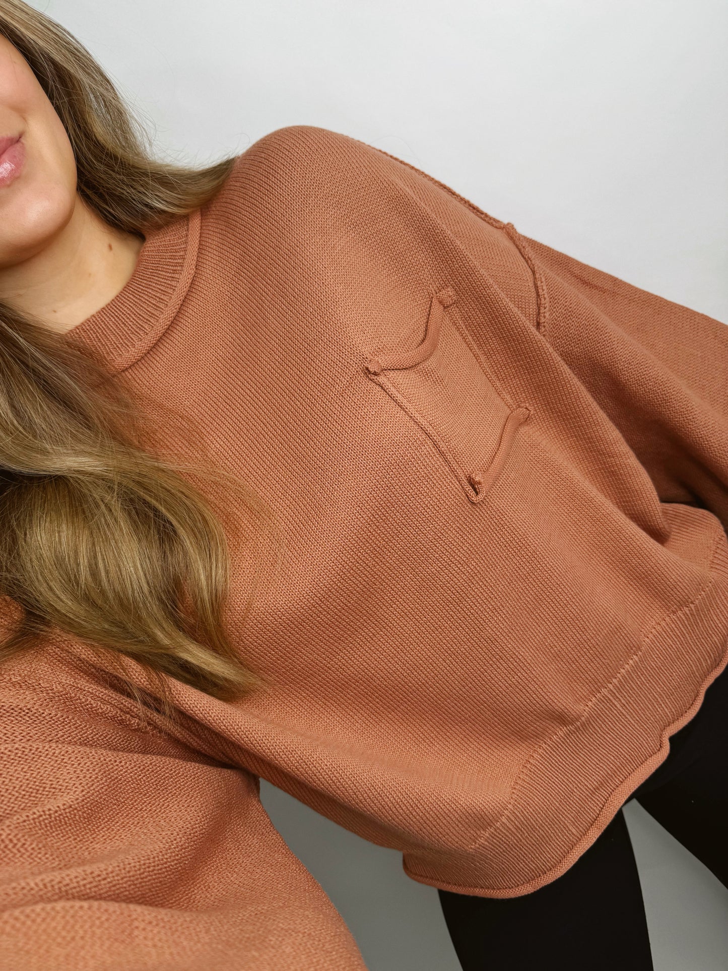 The Autumn | Rust Balloon Sleeve Sweater