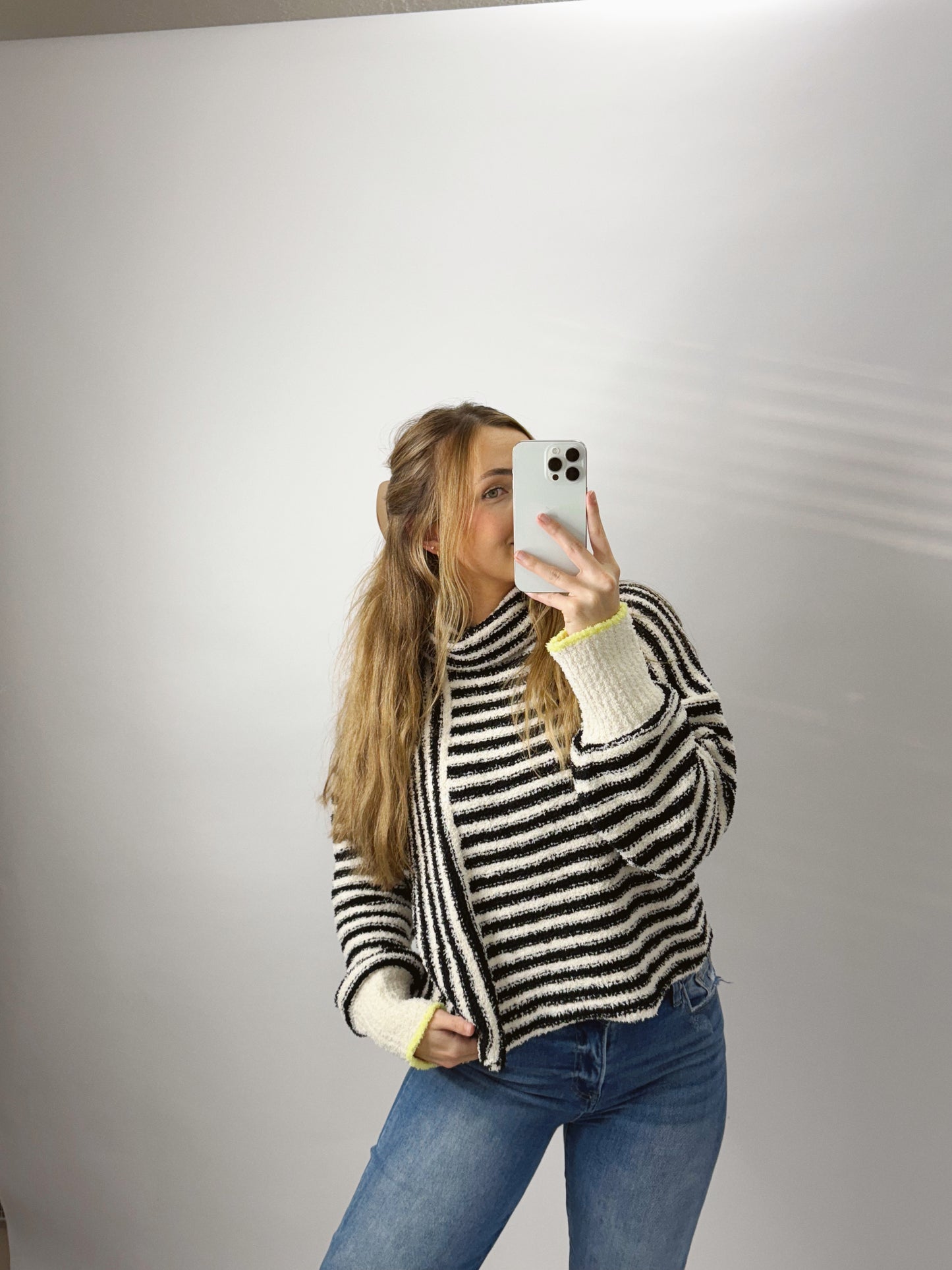 The Sav | B&W Striped Sweater