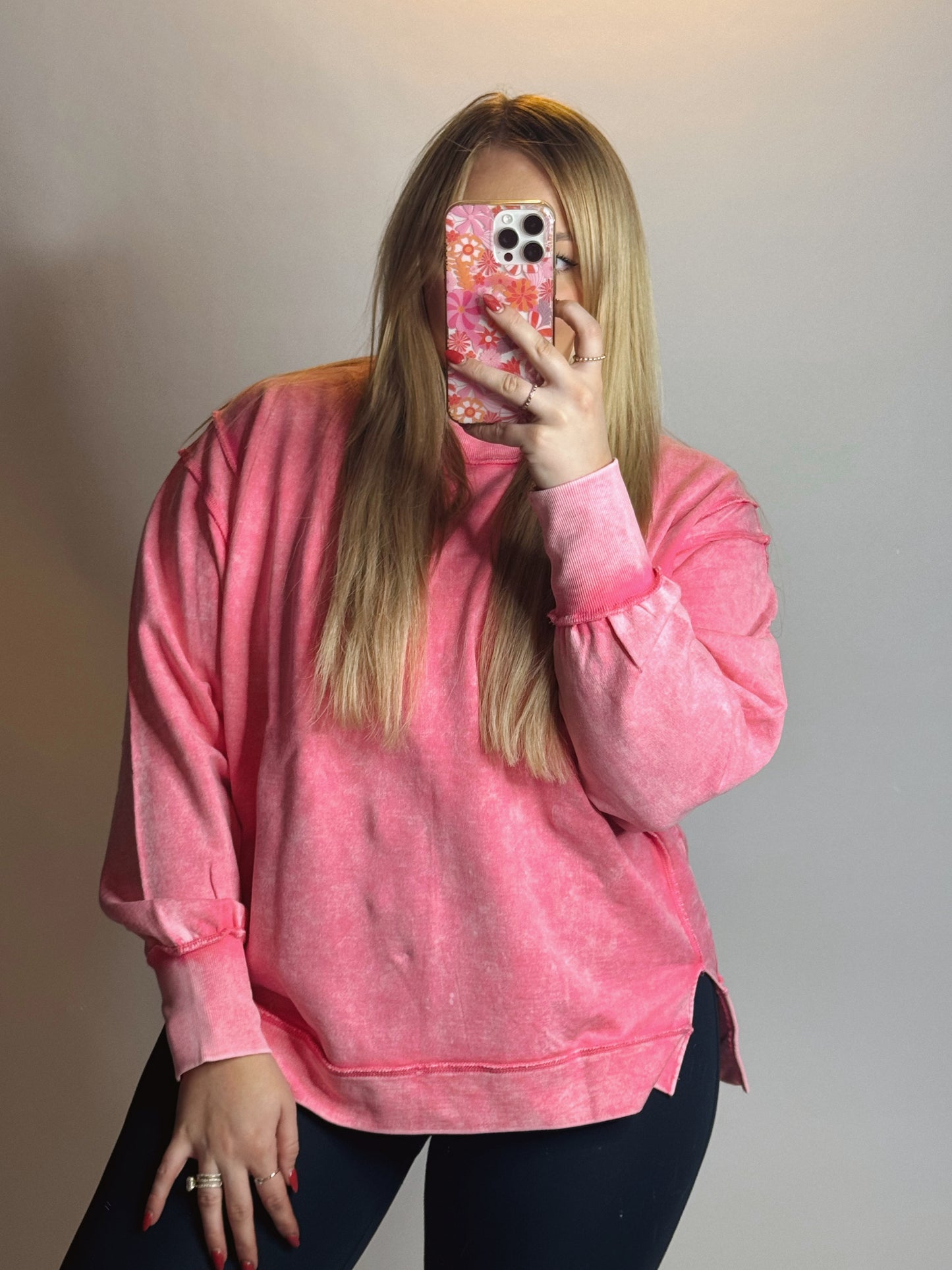 The Anna | Pink Sweatshirt