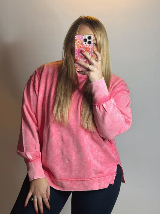 The Anna | Pink Sweatshirt