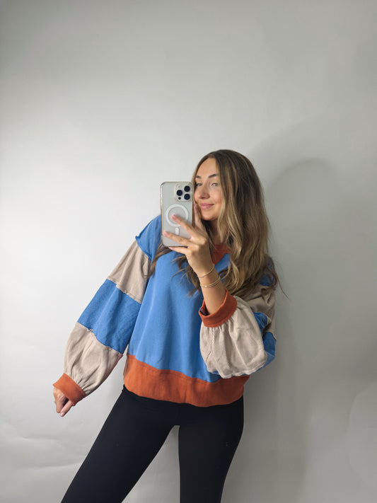 The Nikki | Colorblock Sweatshirt