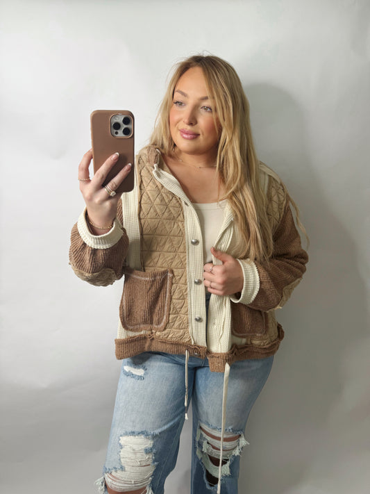 The Krystal | Brown Oversized Shacket