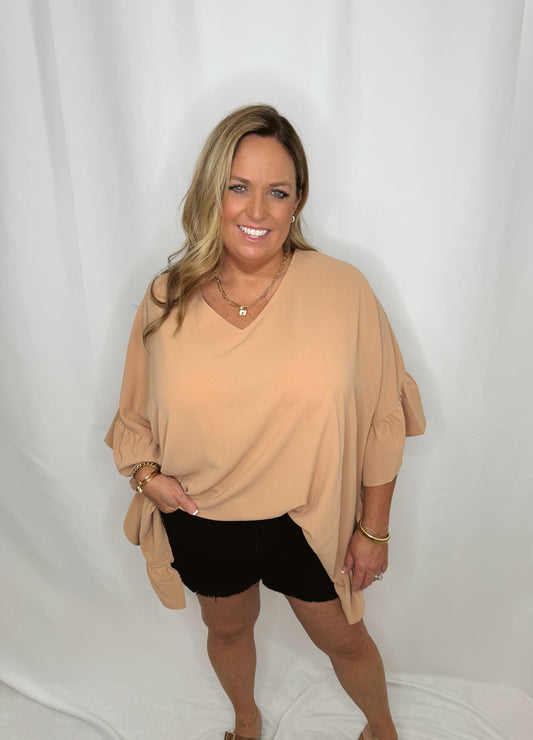 The Cass | Batwing Sleeve Blouse