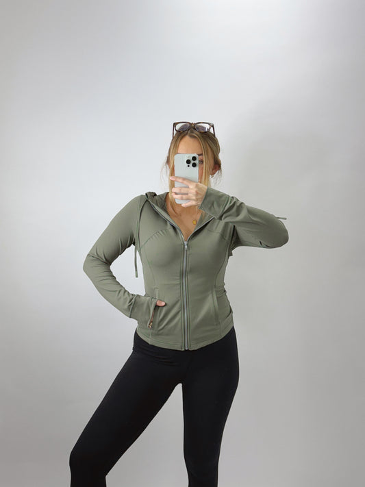 The Willow | Moss Green Active Jacket