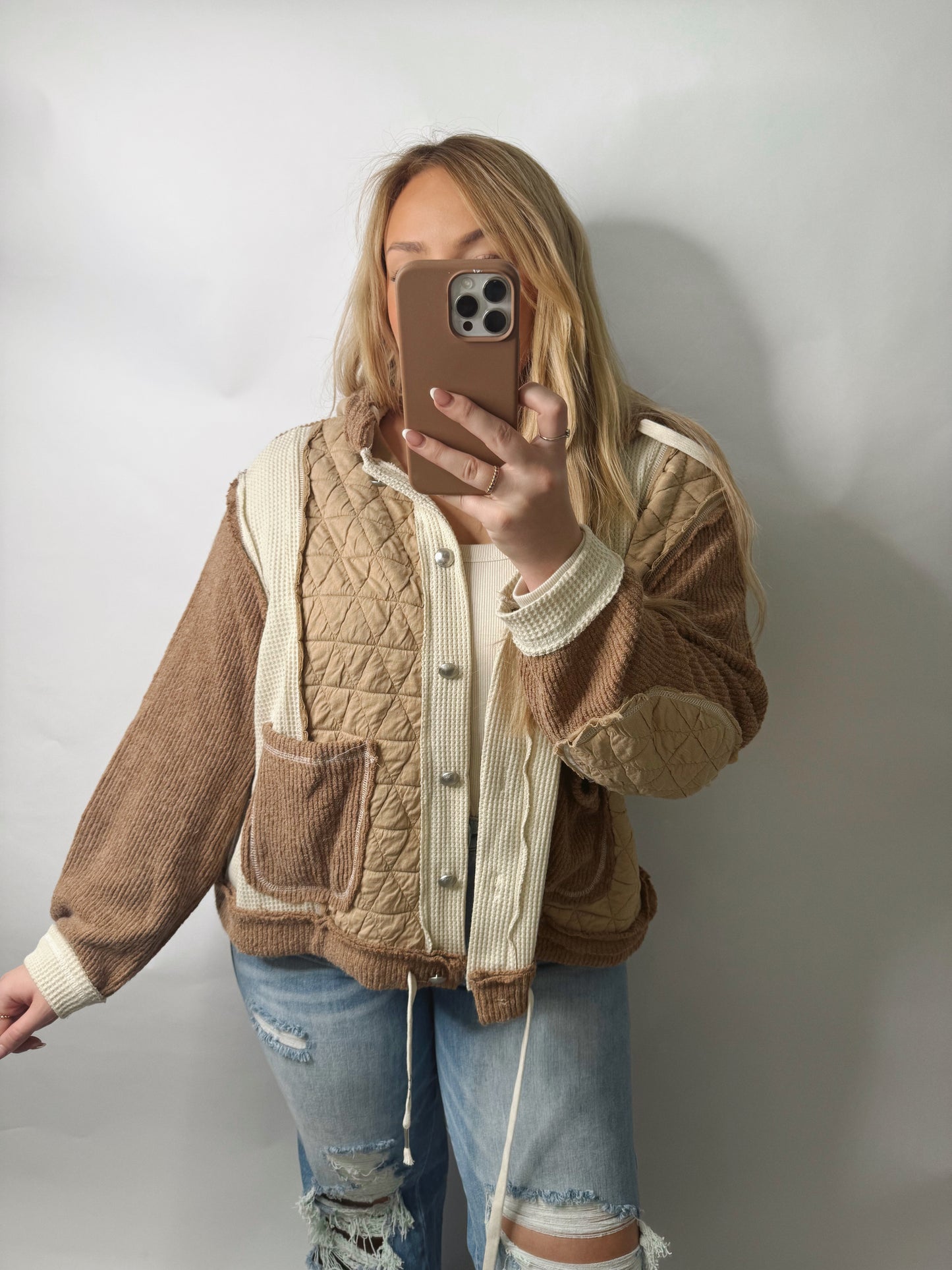 The Krystal | Brown Oversized Shacket