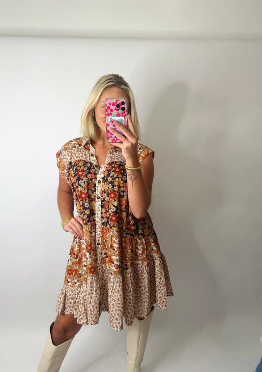 The Lucy | Fall Floral Dress