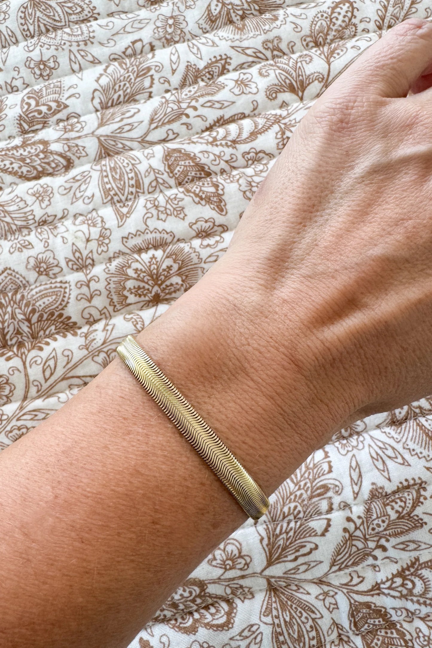 Snake Chain Gold Bracelet